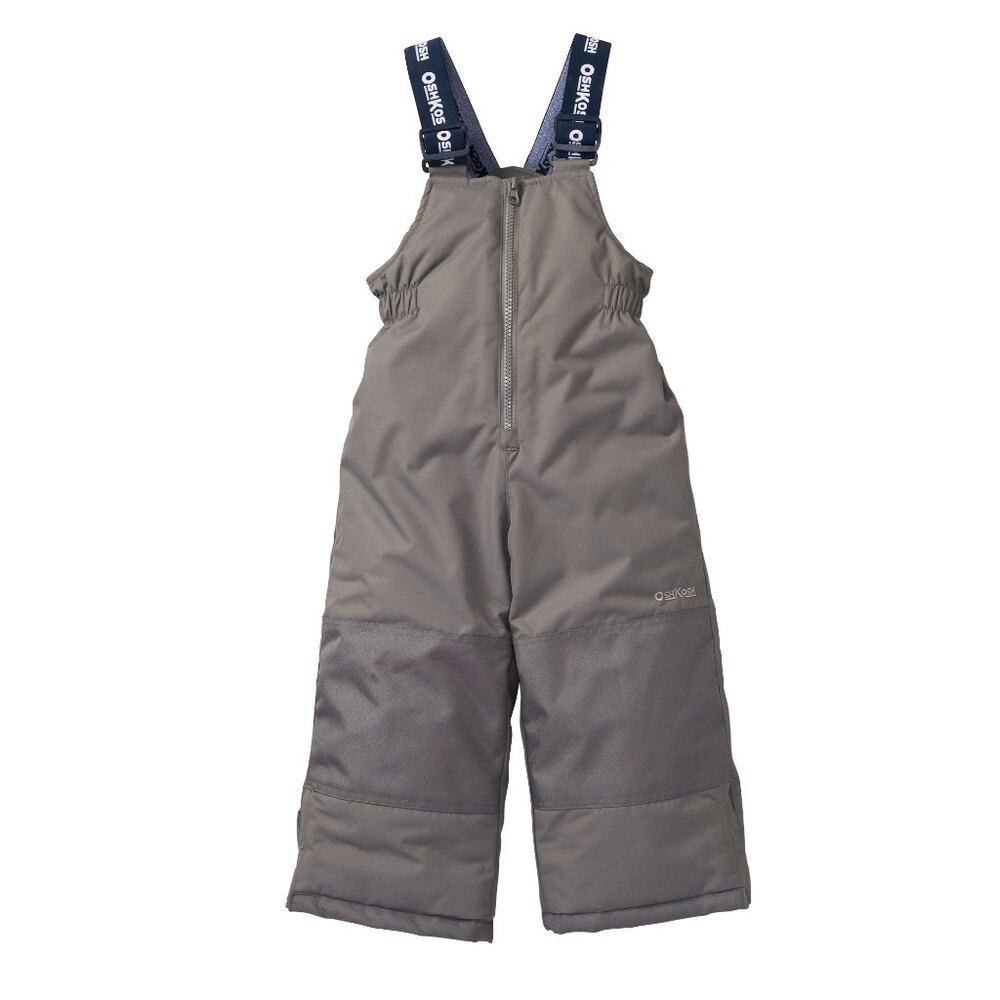 NWT Oshkosh B'gosh Baby Boys Girls Snowsuit Pants/Bib - Gray 4T - Picture 5 of 5